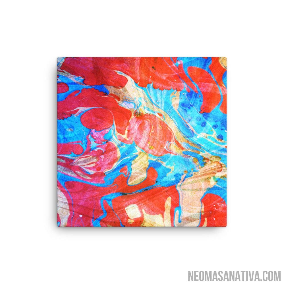Swimming in the Whirl Canvas Print