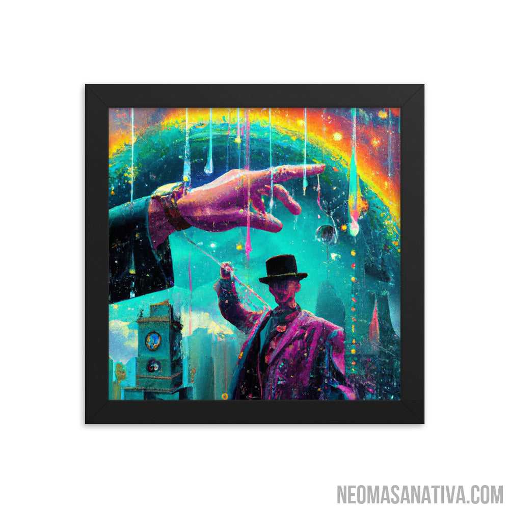 Reaching for the Rainbow Framed Photo Paper Poster