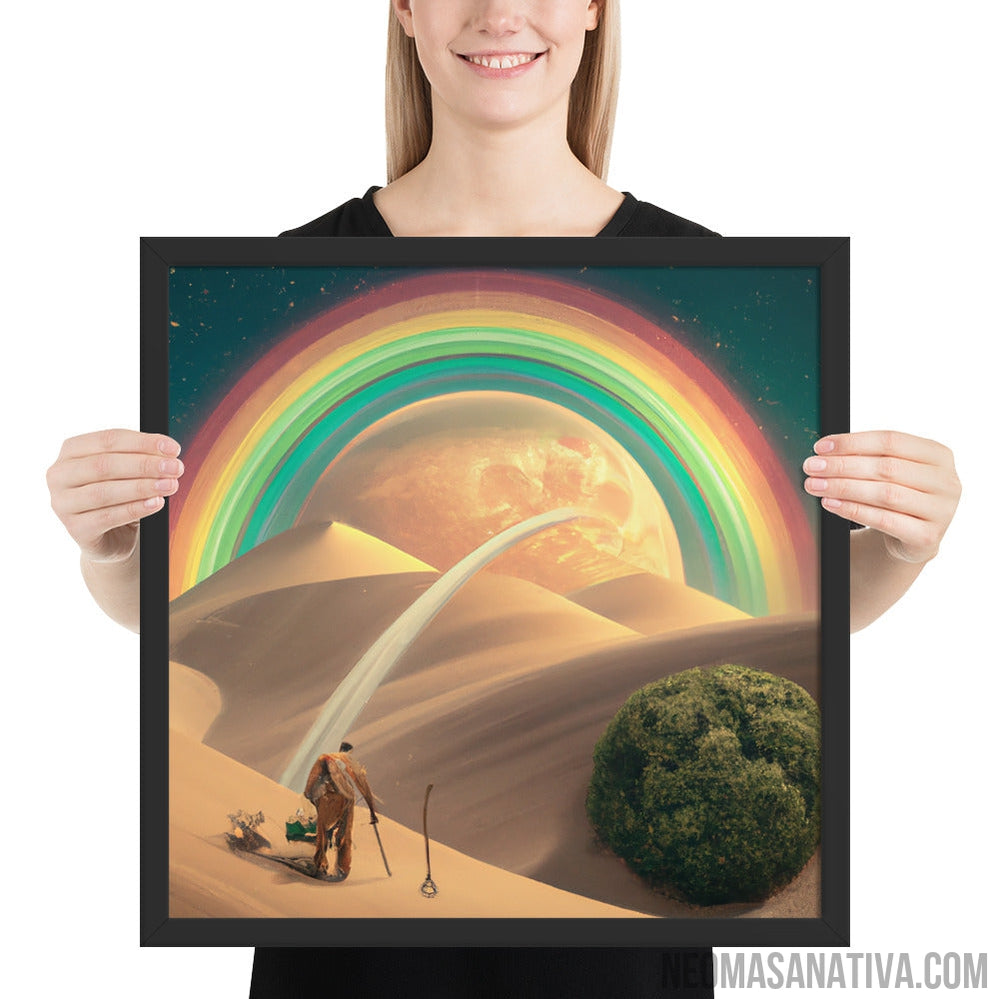 Tending To The Tree of Life Framed Photo Paper Poster