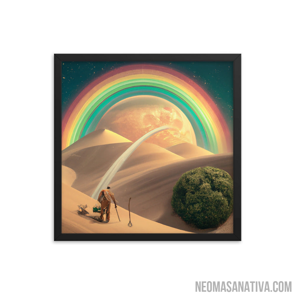 Tending To The Tree of Life Framed Photo Paper Poster