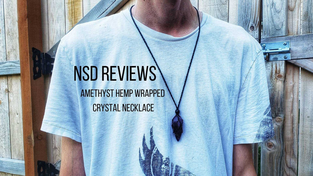 NSD Reviews Hemp Wrapped Crystal Necklace Collection