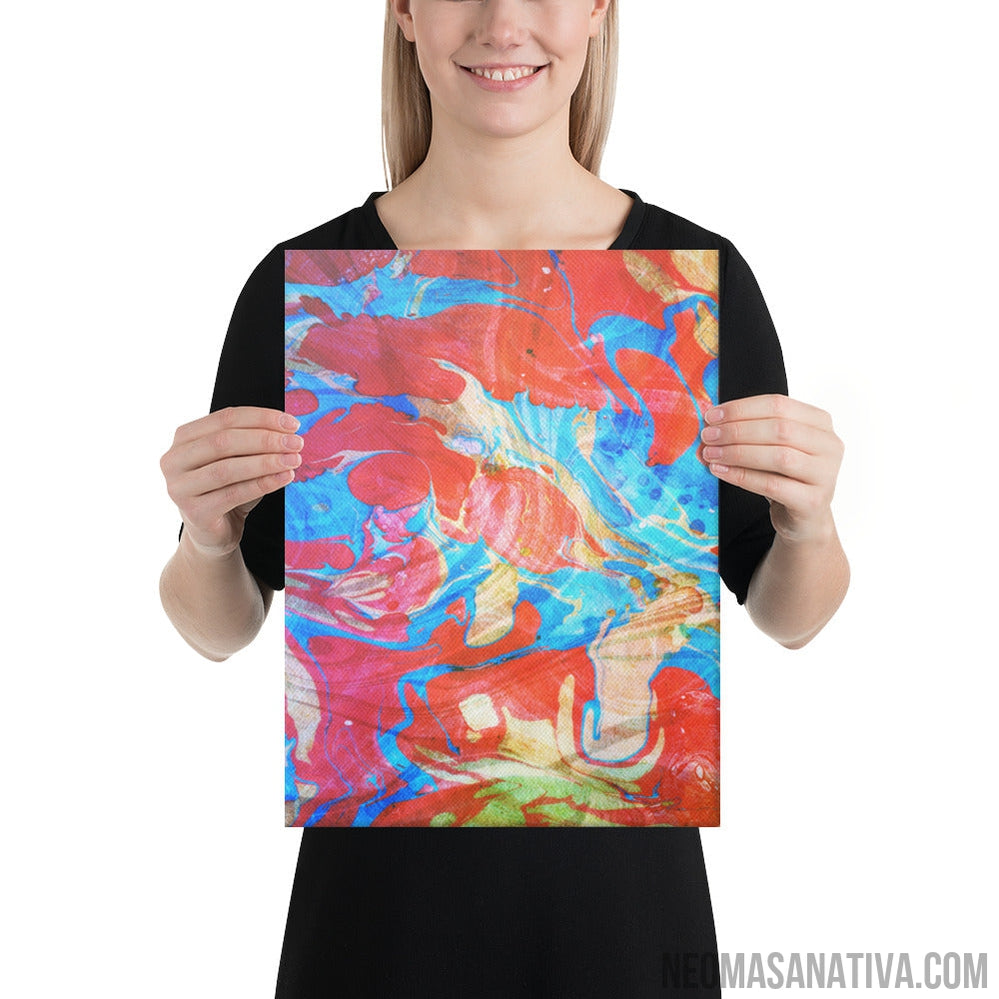 Swimming in the Whirl Canvas Print