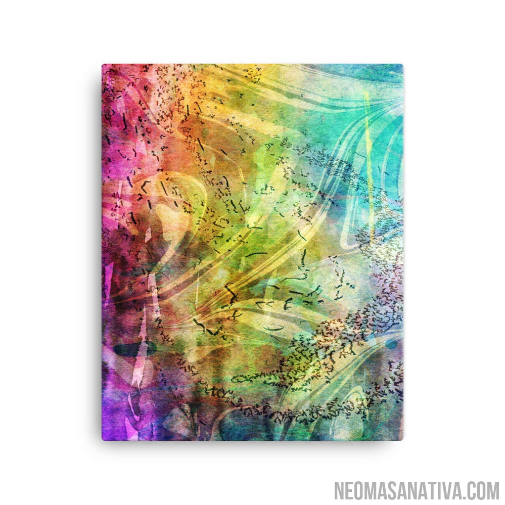 Birds of the Watercolor Sea Canvas Print