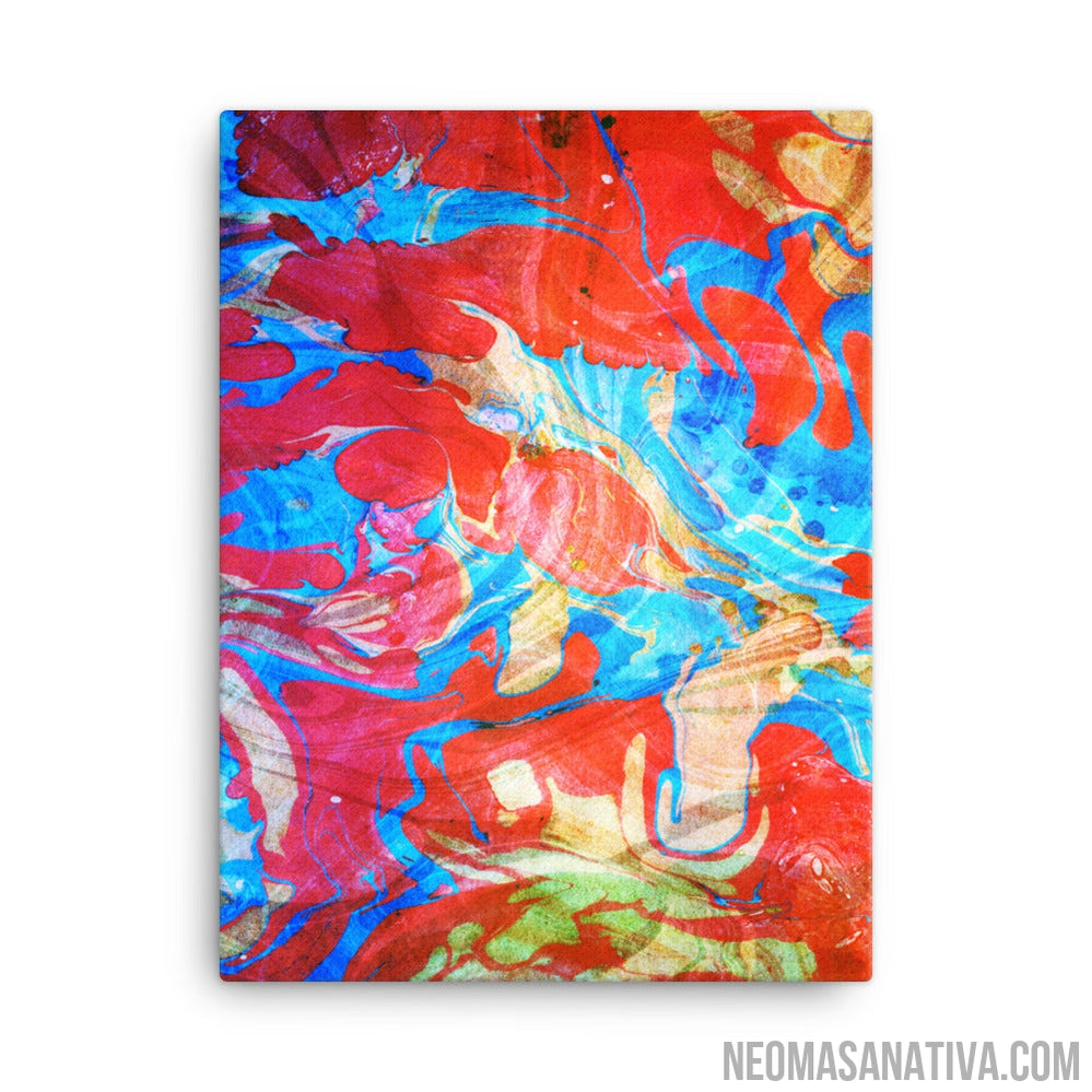 Swimming in the Whirl Canvas Print