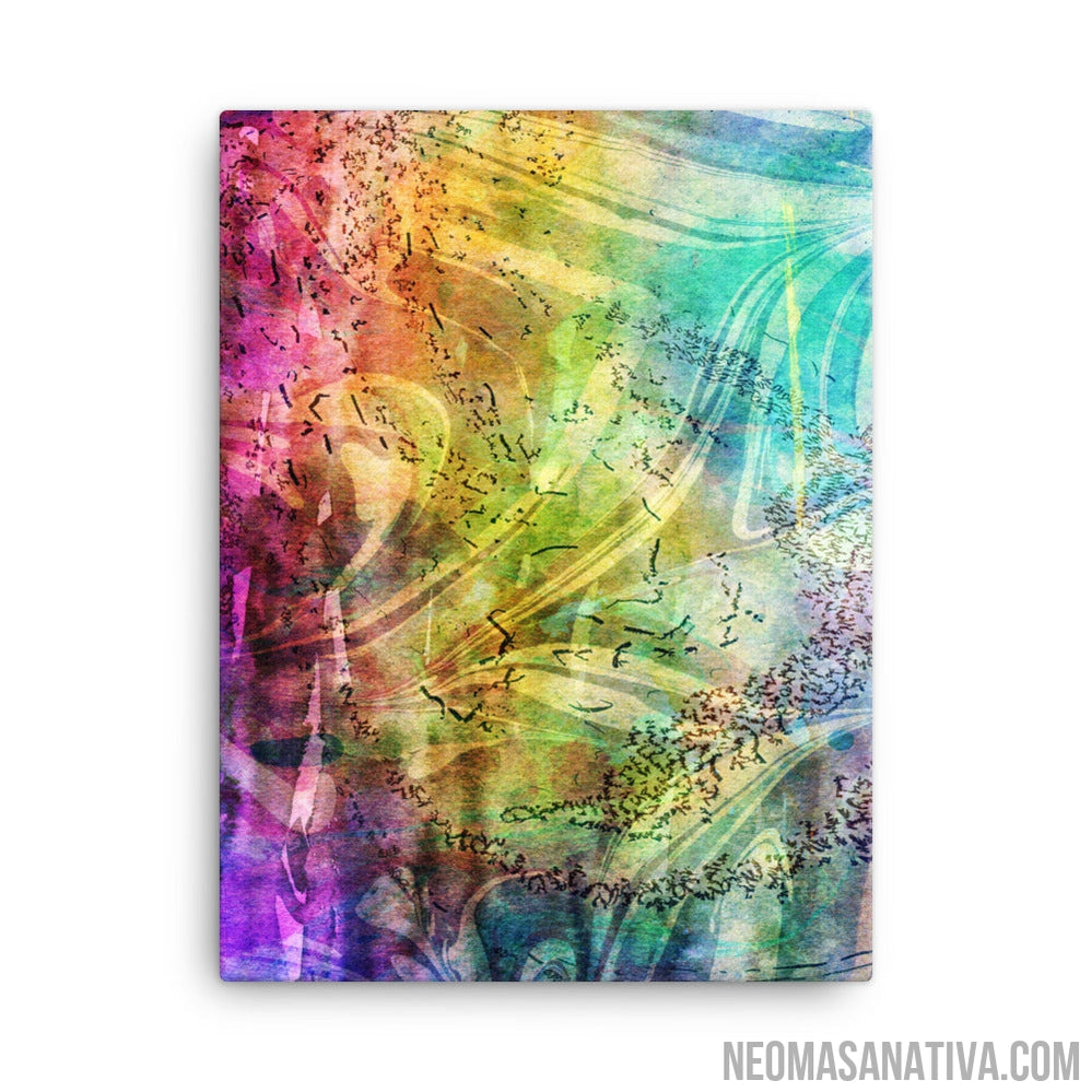 Birds of the Watercolor Sea Canvas Print