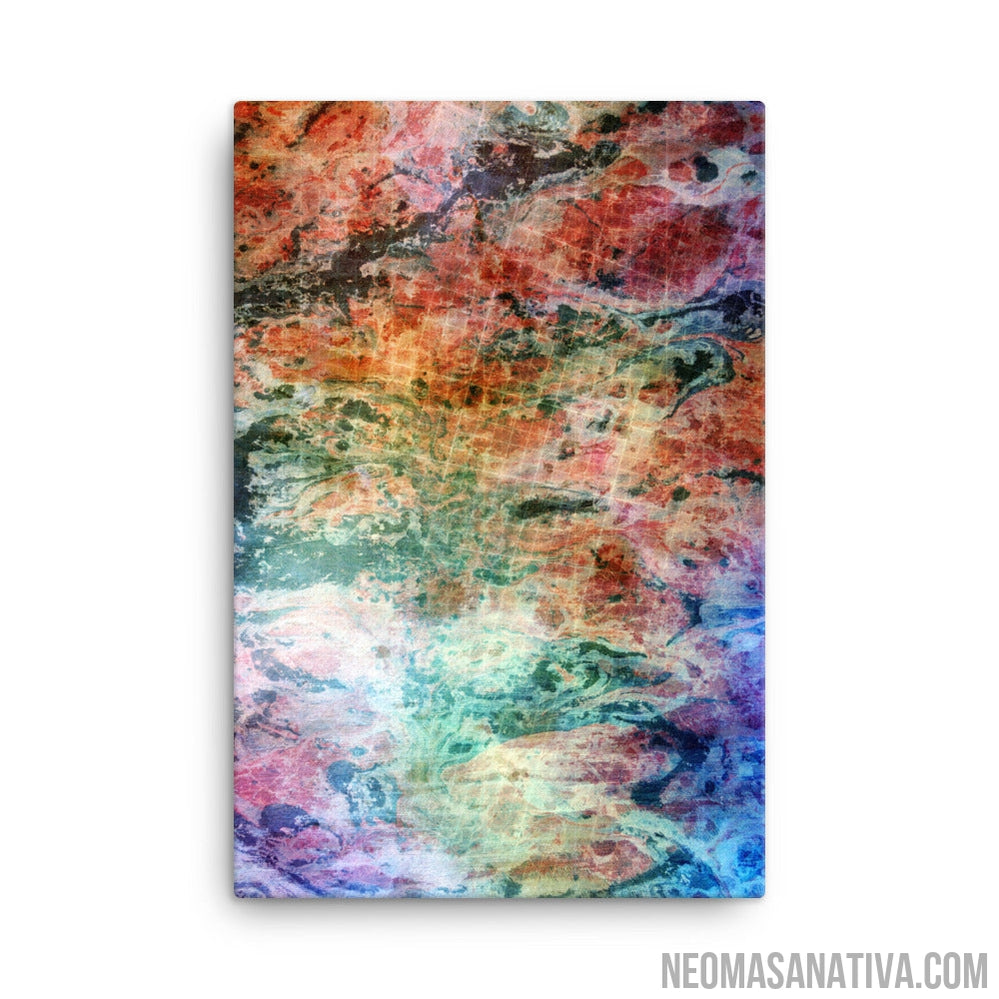 Boundless Grid Horizons Canvas Print