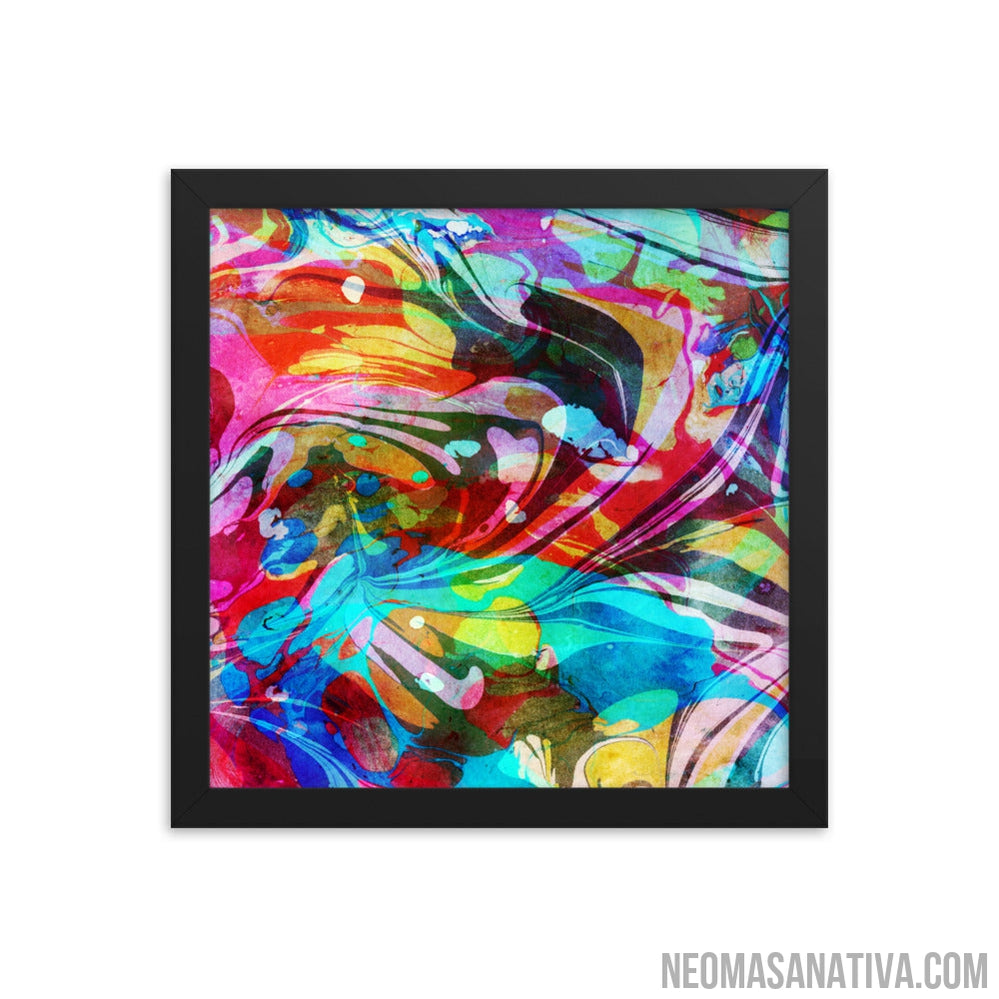 Waves of Vibes Framed Photo Paper Poster