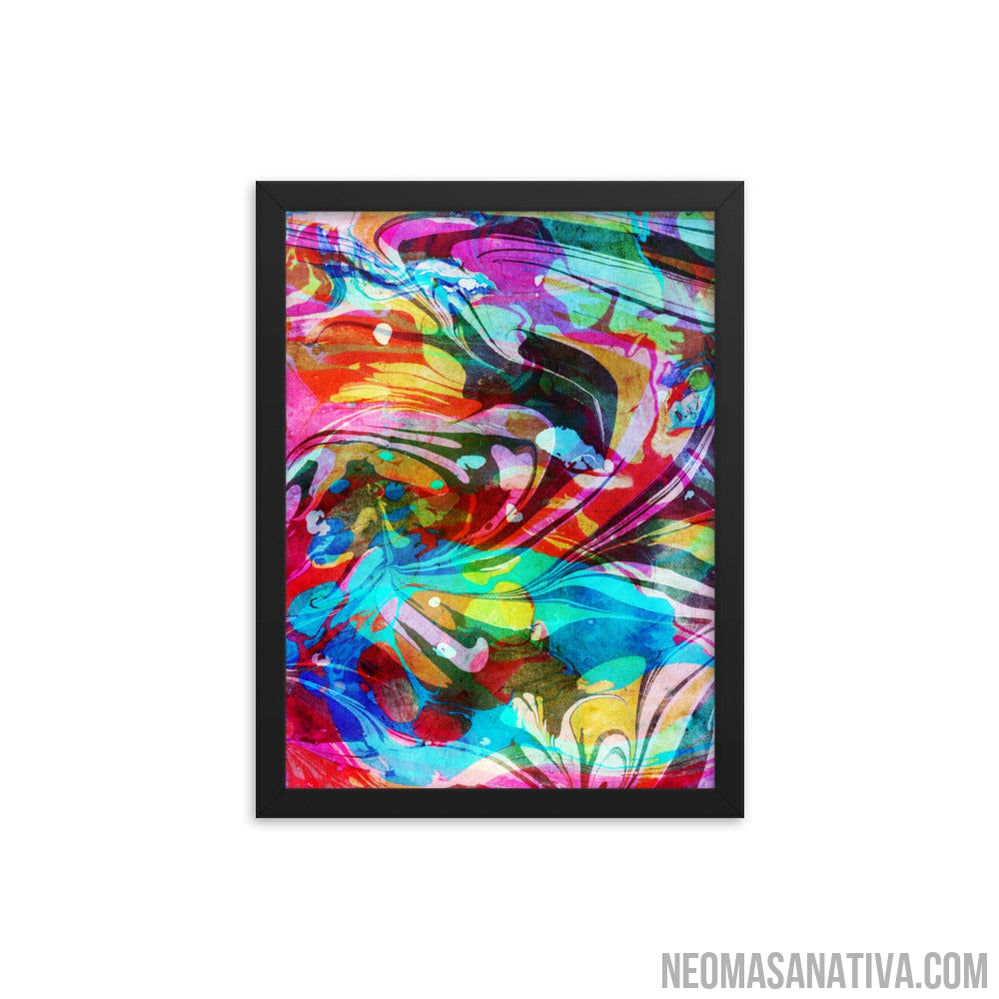 Waves of Vibes Framed Photo Paper Poster