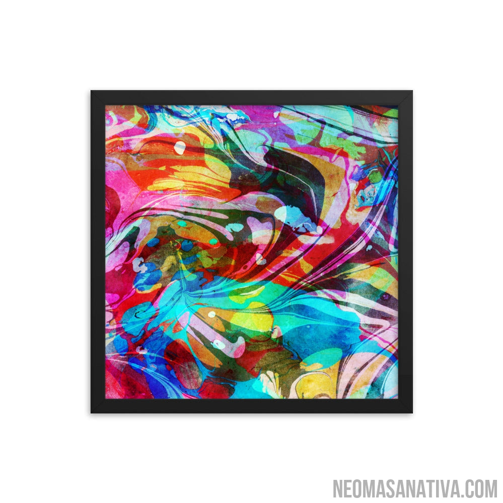 Waves of Vibes Framed Photo Paper Poster