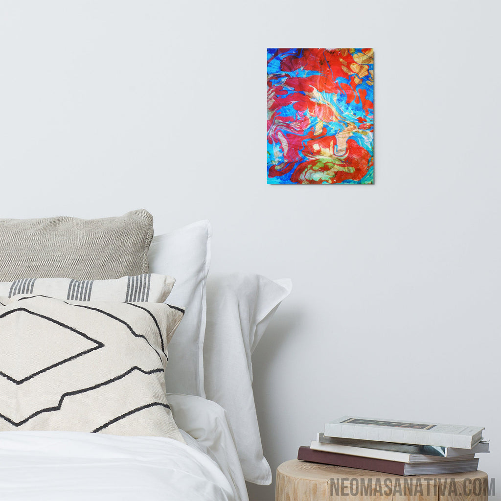 Swimming in the Whirl Metal Print