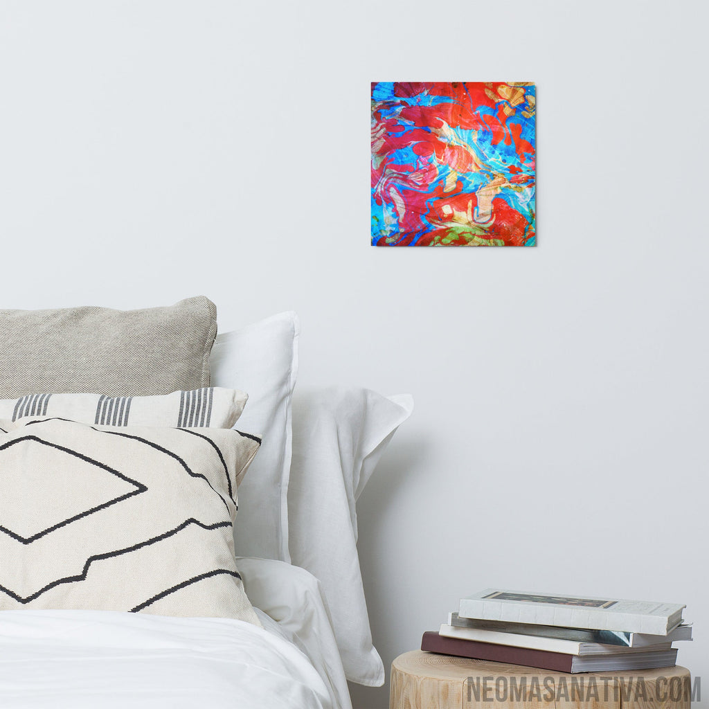 Swimming in the Whirl Metal Print