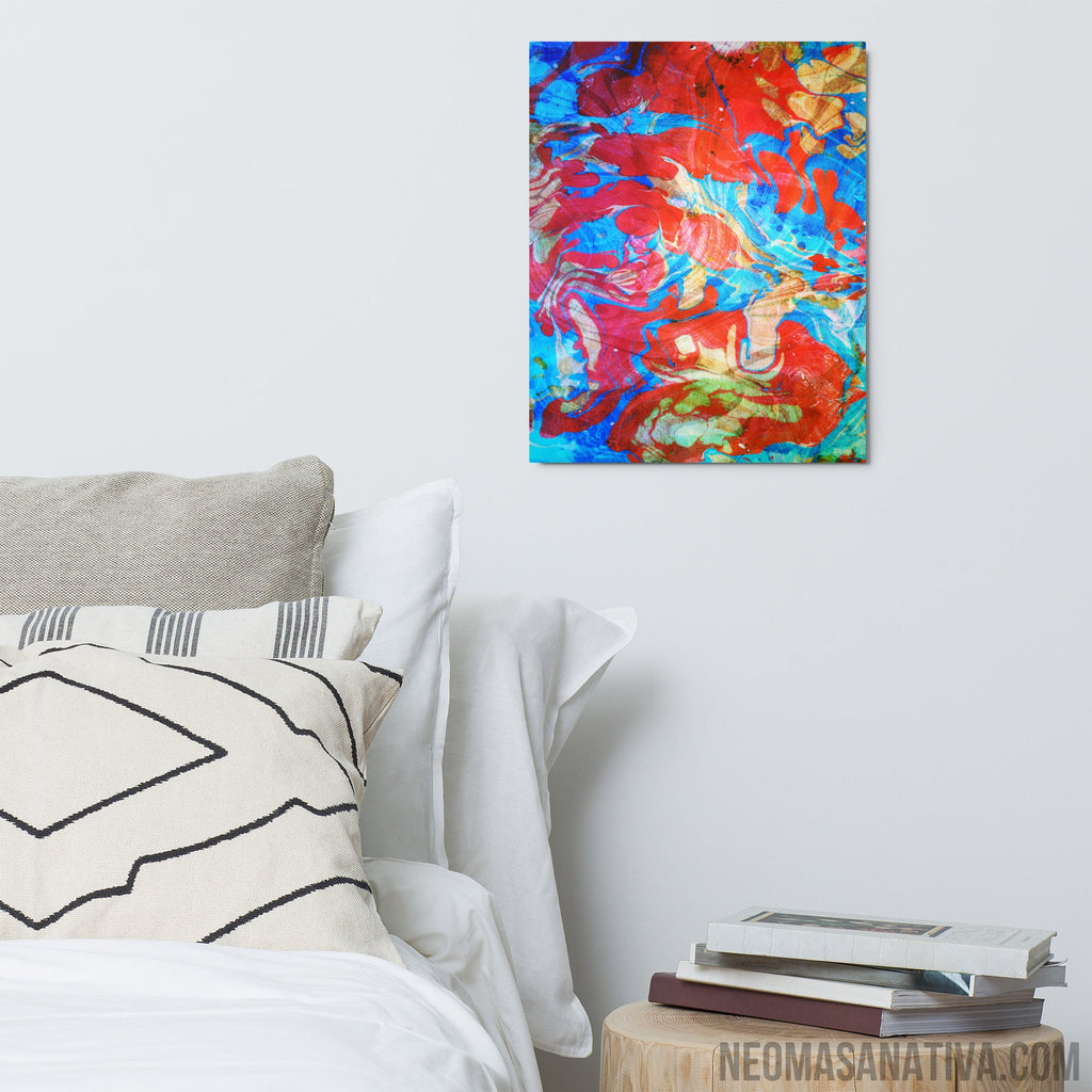 Swimming in the Whirl Metal Print