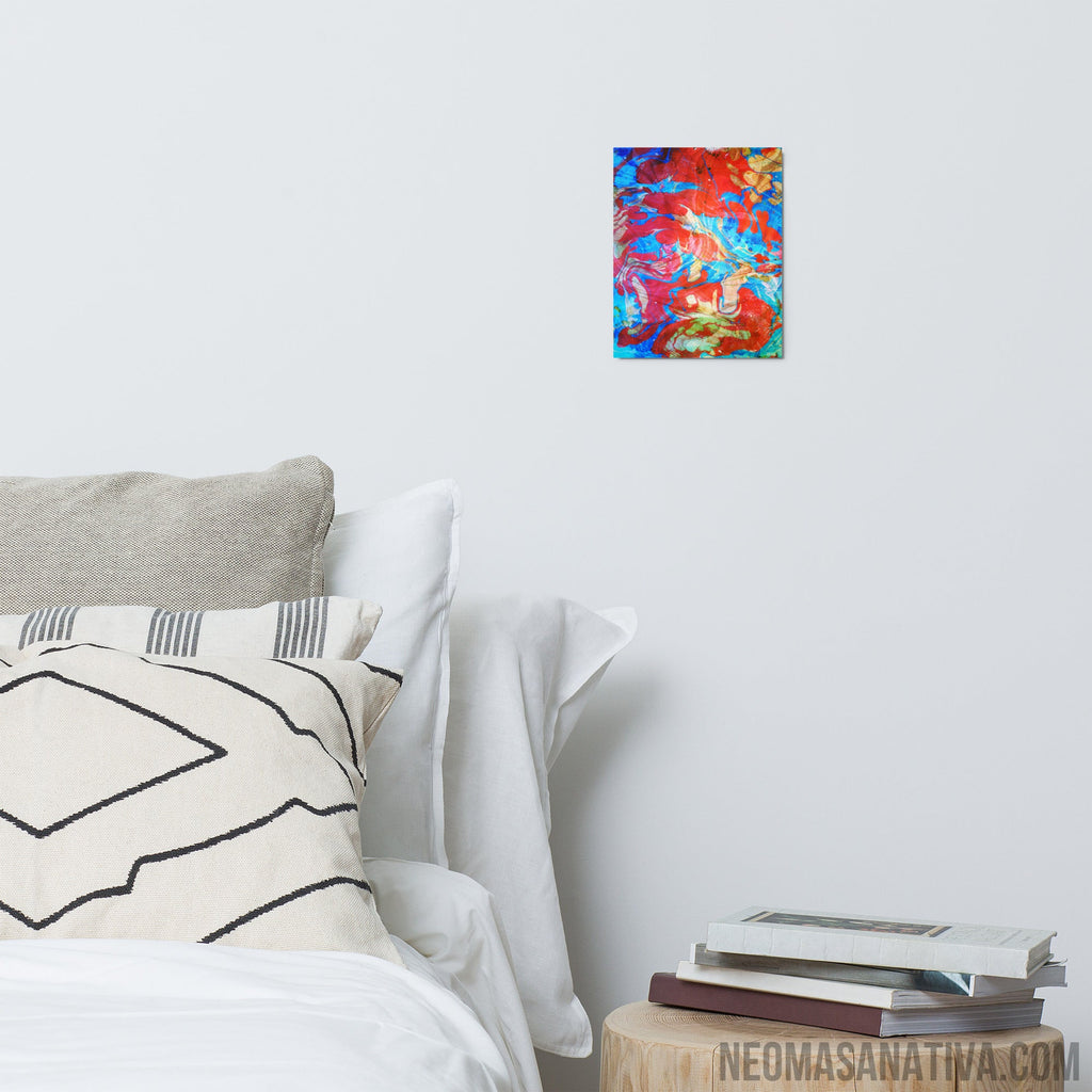 Swimming in the Whirl Metal Print