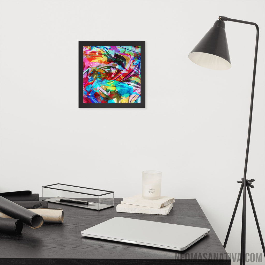 Waves of Vibes Framed Photo Paper Poster