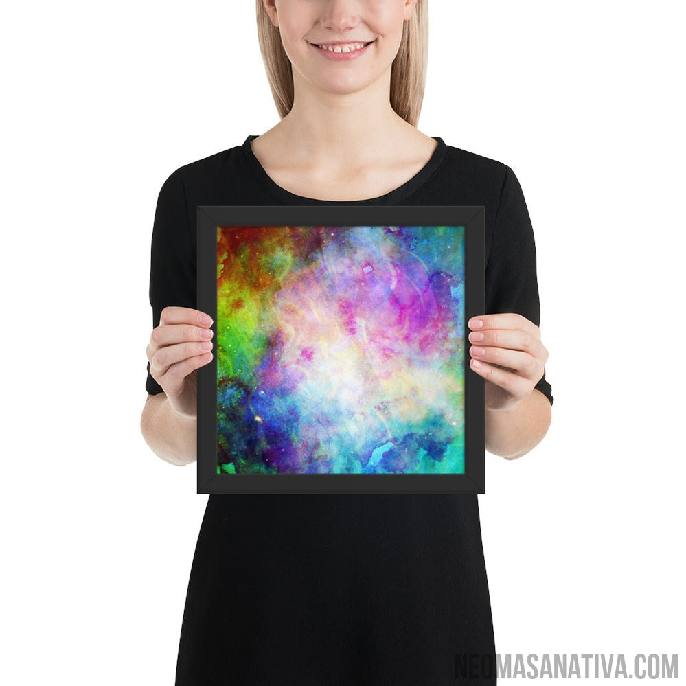 Nautilus Nebula Framed Photo Paper Poster