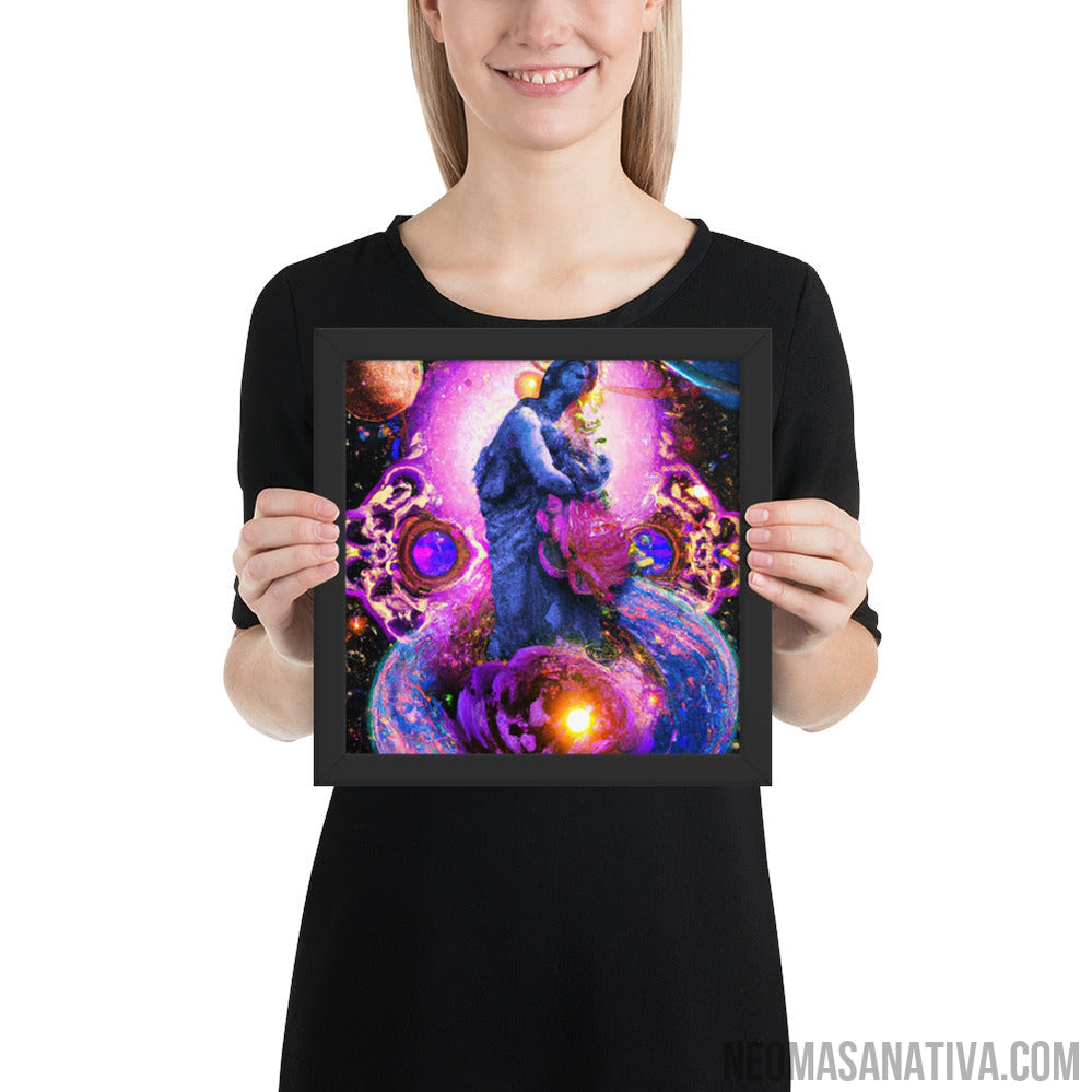 Goddess of the Galaxy Framed Photo Paper Poster