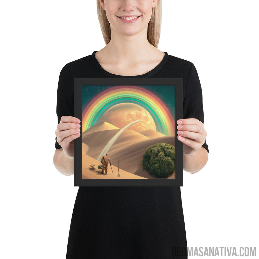 Tending To The Tree of Life Framed Photo Paper Poster