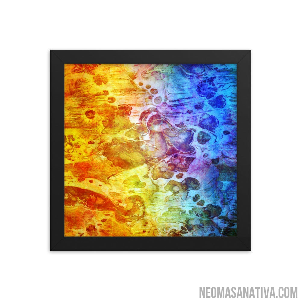 Mapping the Mind Framed Photo Paper Poster