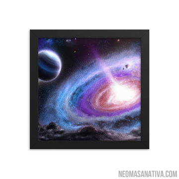 Creation Of A Cosmos Framed Photo Paper Poster