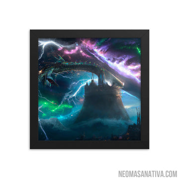 Castle Defender Framed Photo Paper Poster