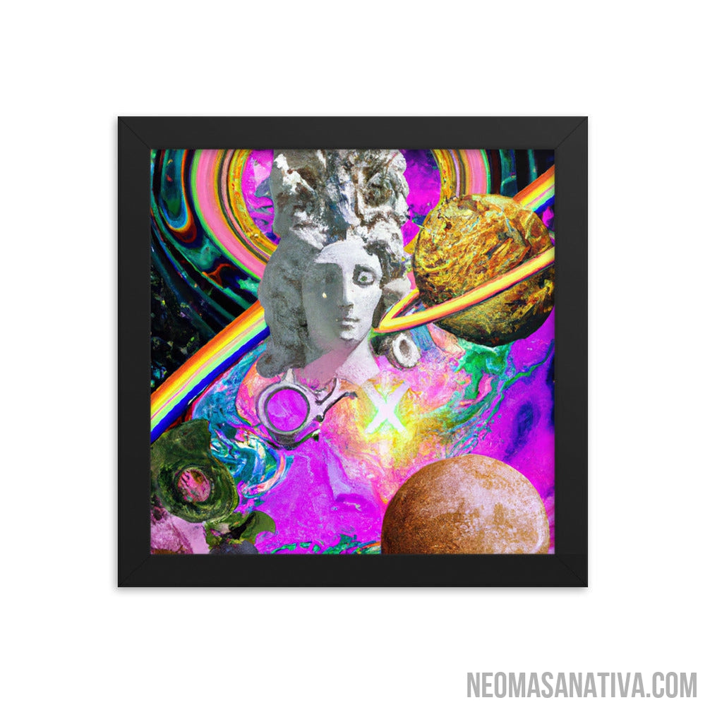 Collage Of The Cosmos Framed Photo Paper Poster