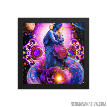 Goddess of the Galaxy Framed Photo Paper Poster