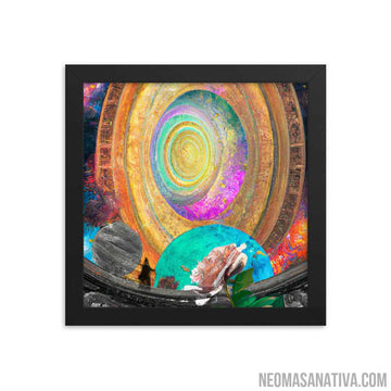 In the Portal Between The Void Framed Photo Paper Poster