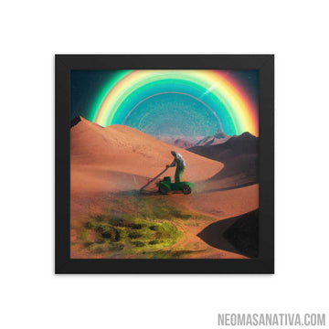 Gardener of the Desert Framed Photo Paper Poster