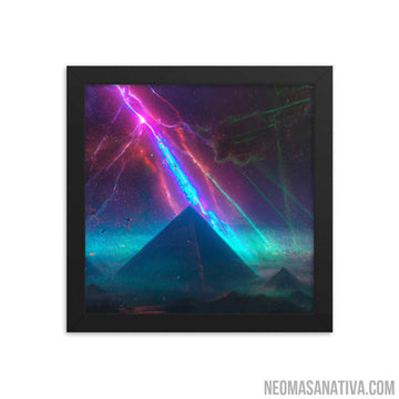 Unlocking The Pyramid Secret Framed Photo Paper Poster