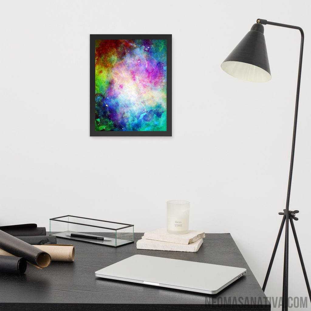 Nautilus Nebula Framed Photo Paper Poster