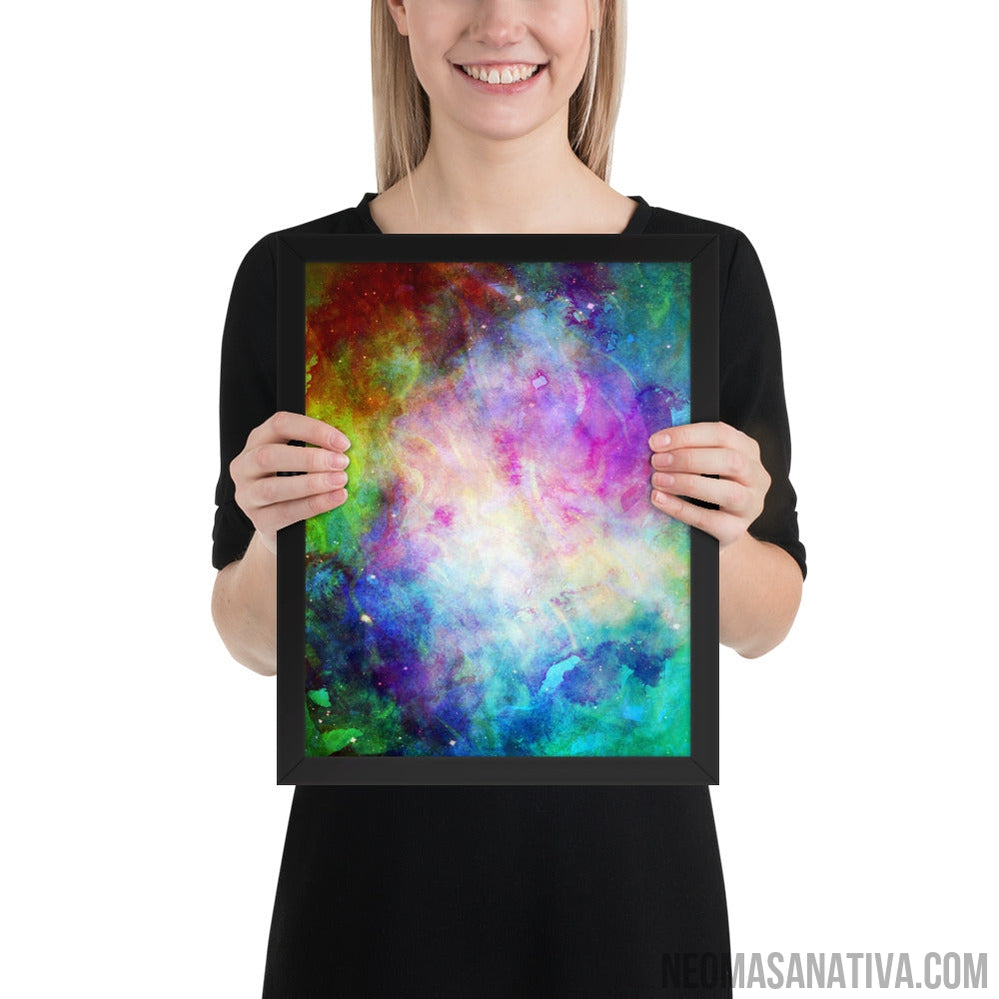 Nautilus Nebula Framed Photo Paper Poster