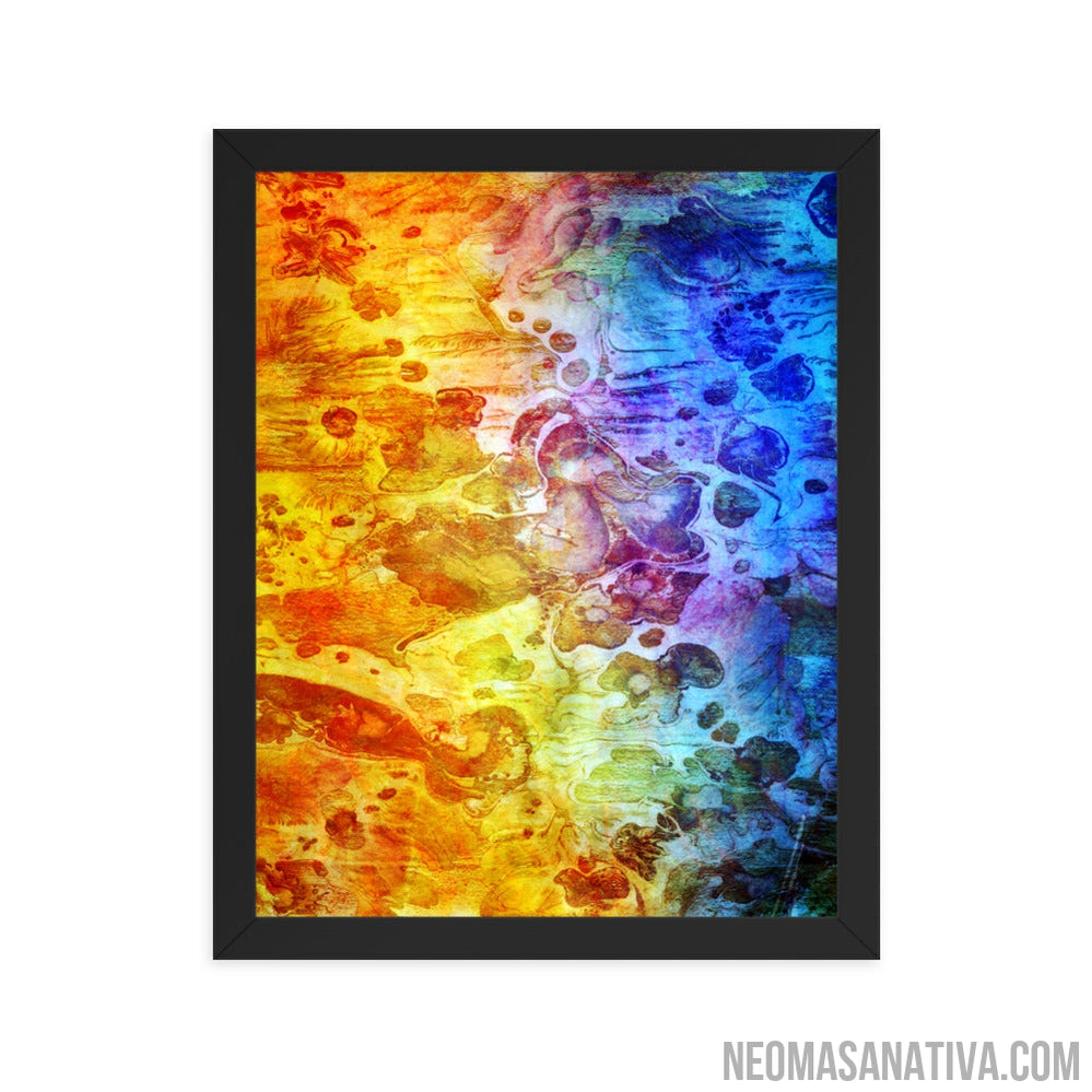Mapping the Mind Framed Photo Paper Poster