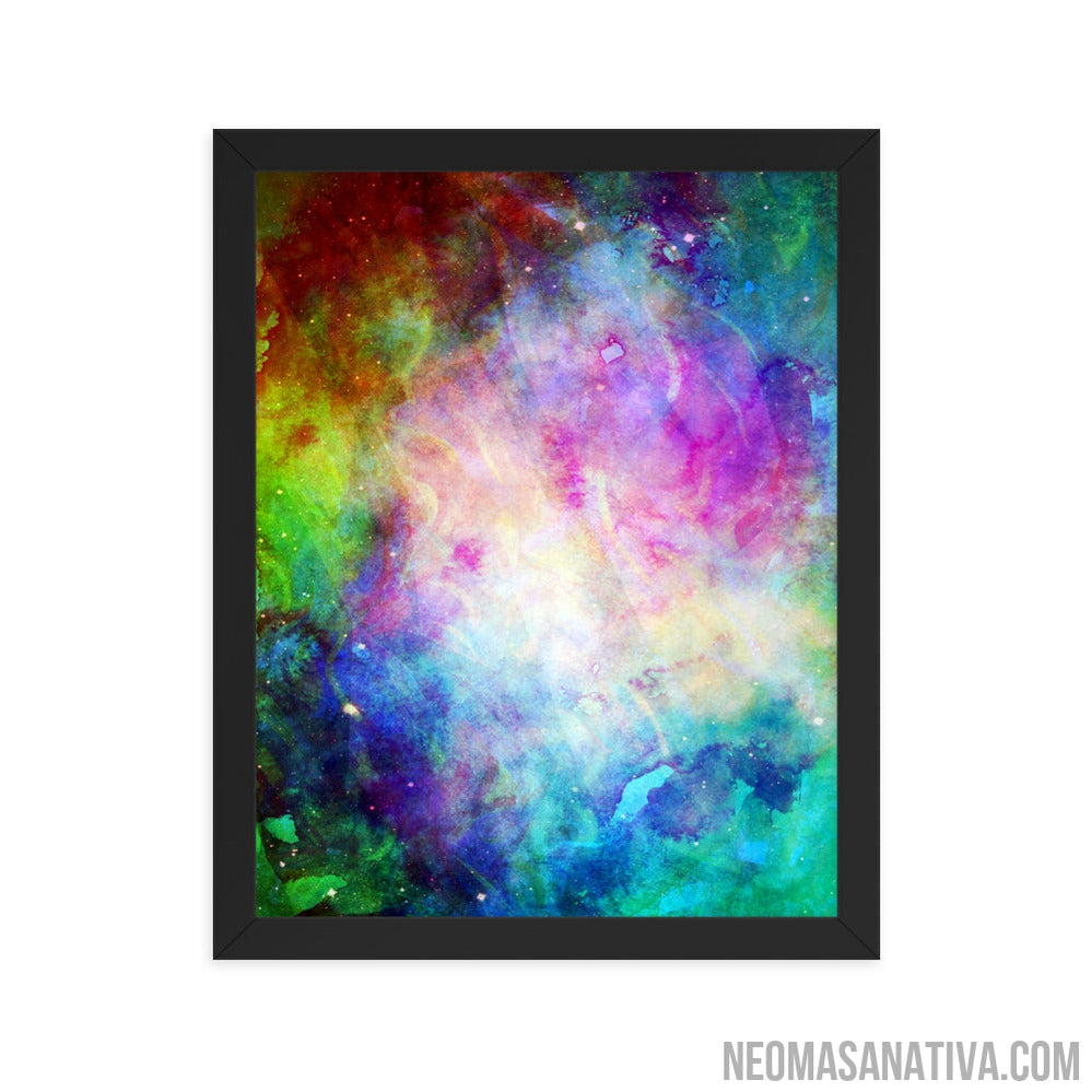 Nautilus Nebula Framed Photo Paper Poster