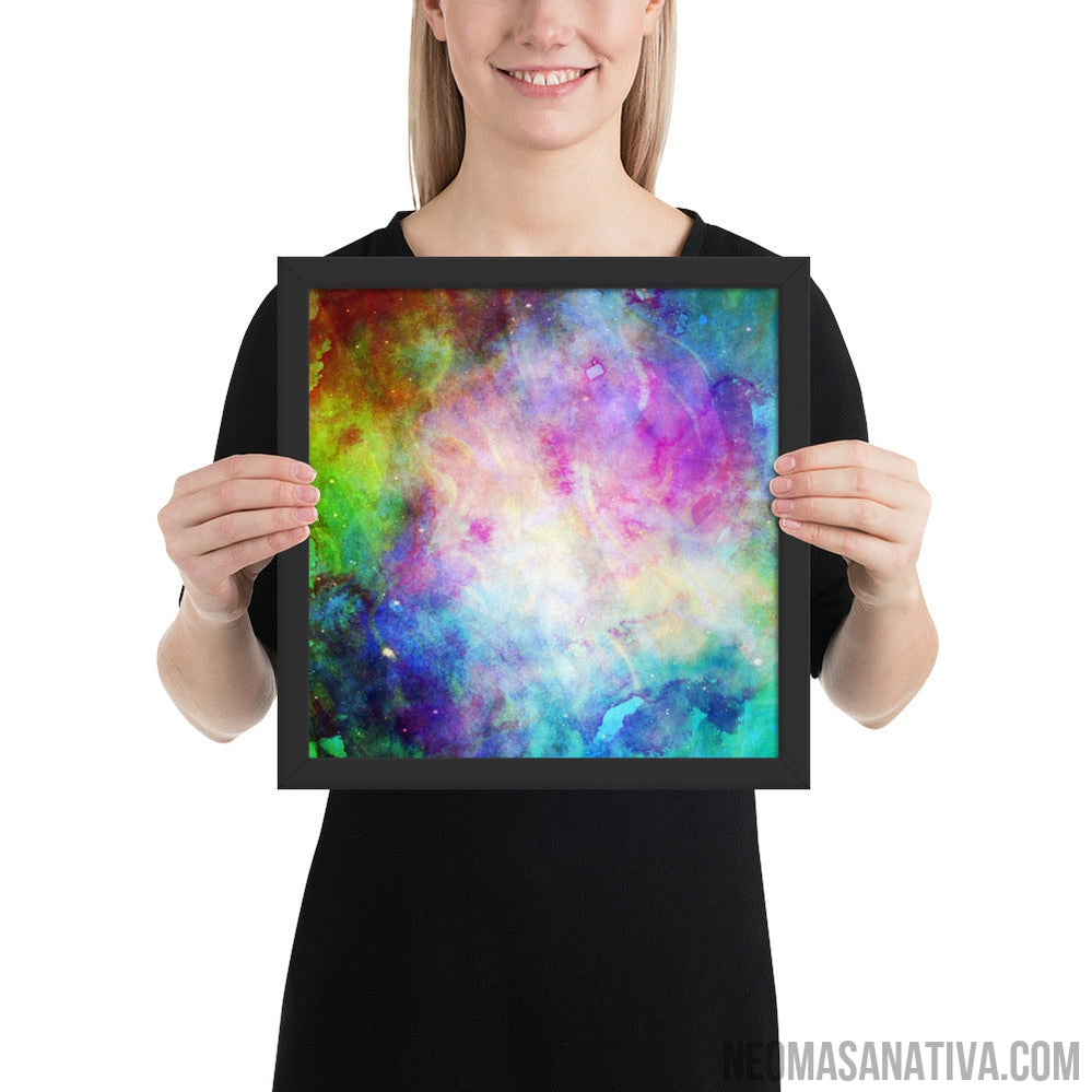 Nautilus Nebula Framed Photo Paper Poster