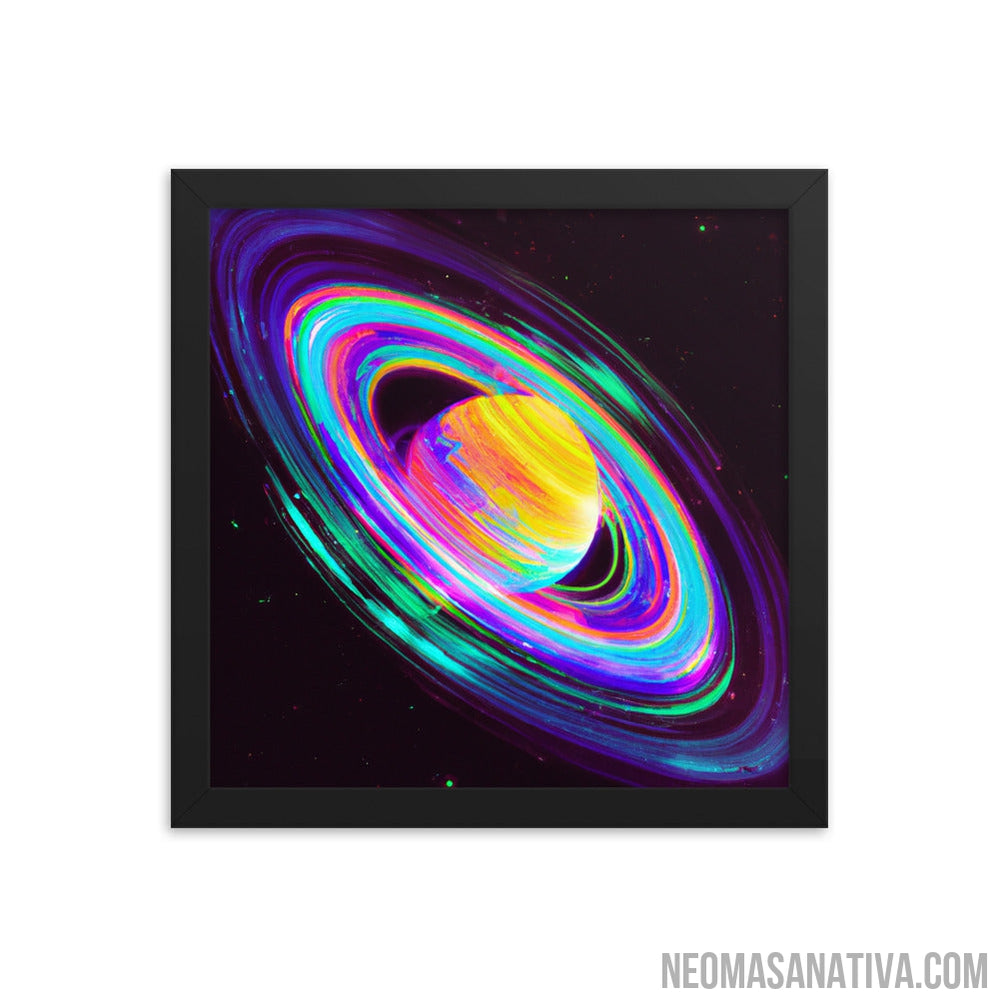 Rainbow Planet Dreams Framed Photo Paper Poster