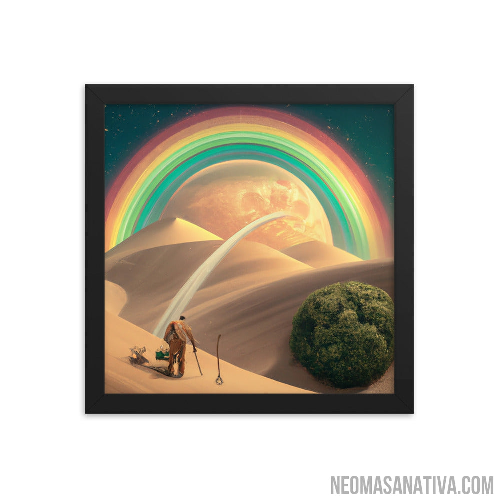 Tending To The Tree of Life Framed Photo Paper Poster