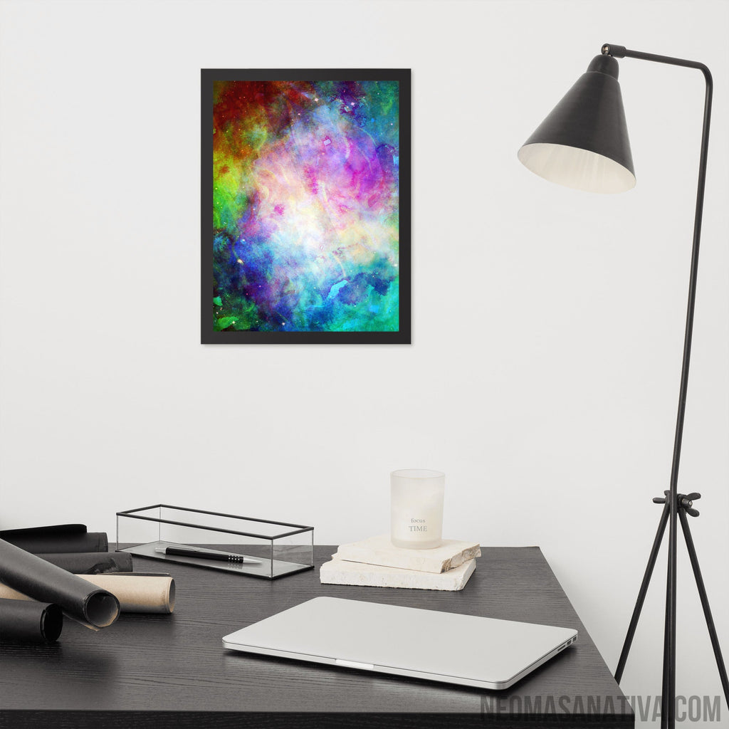 Nautilus Nebula Framed Photo Paper Poster