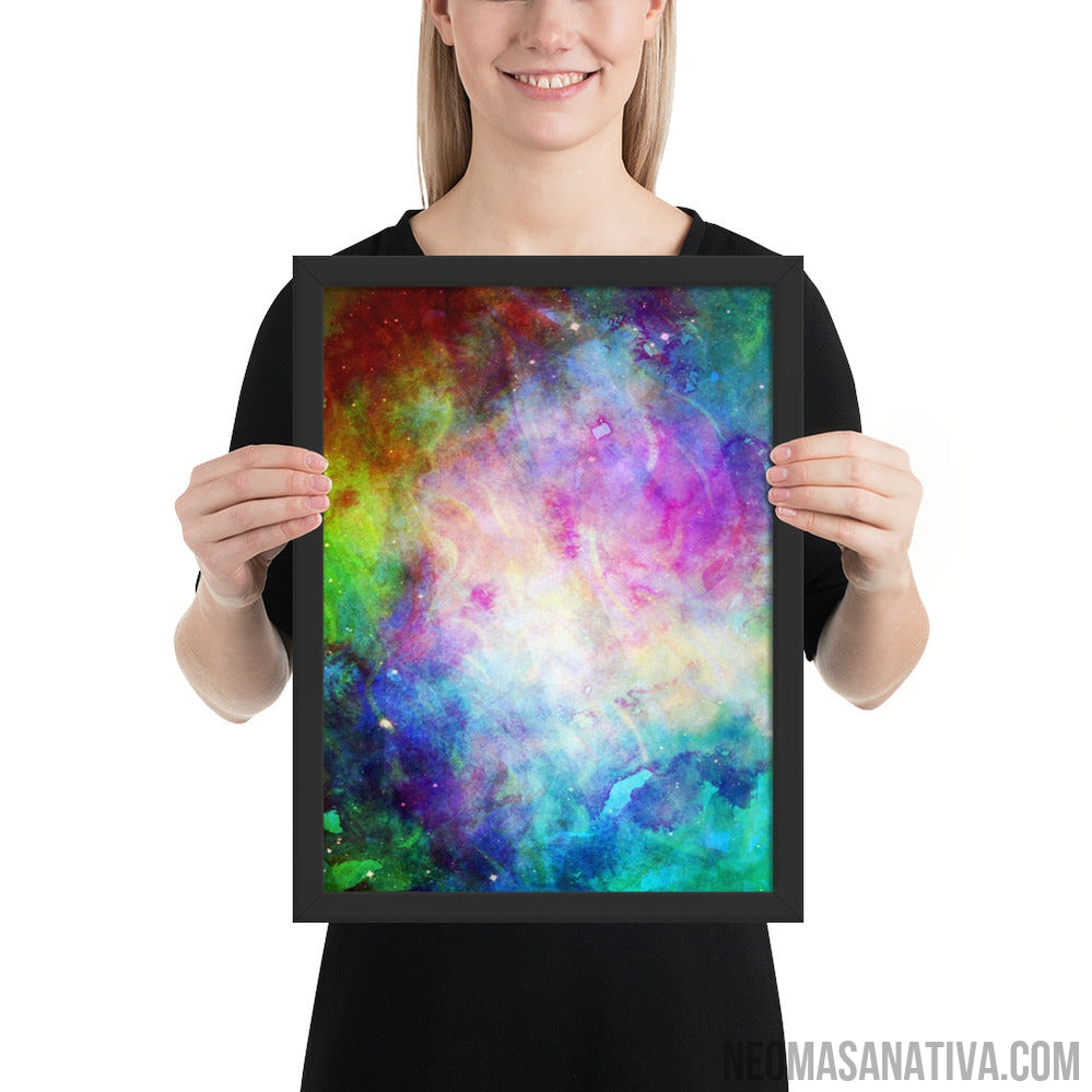 Nautilus Nebula Framed Photo Paper Poster