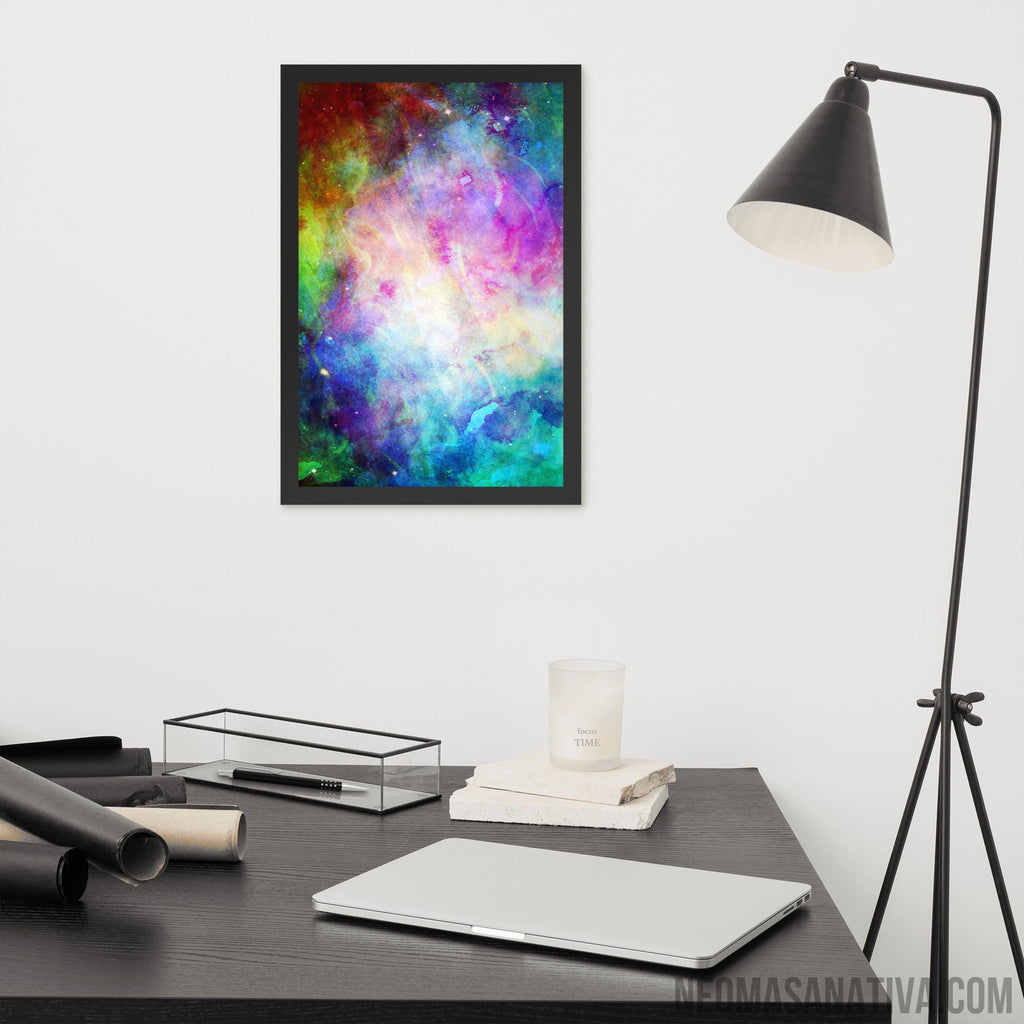 Nautilus Nebula Framed Photo Paper Poster