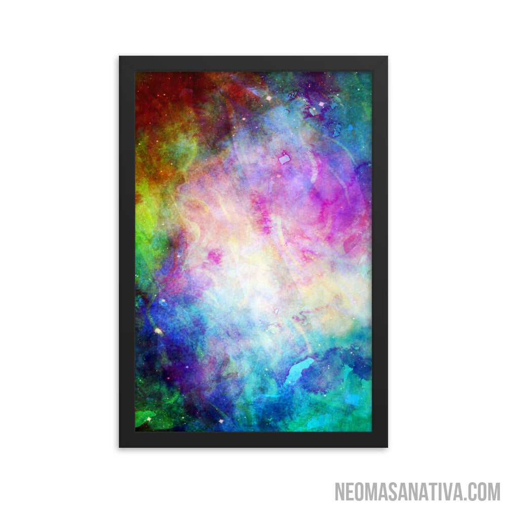 Nautilus Nebula Framed Photo Paper Poster