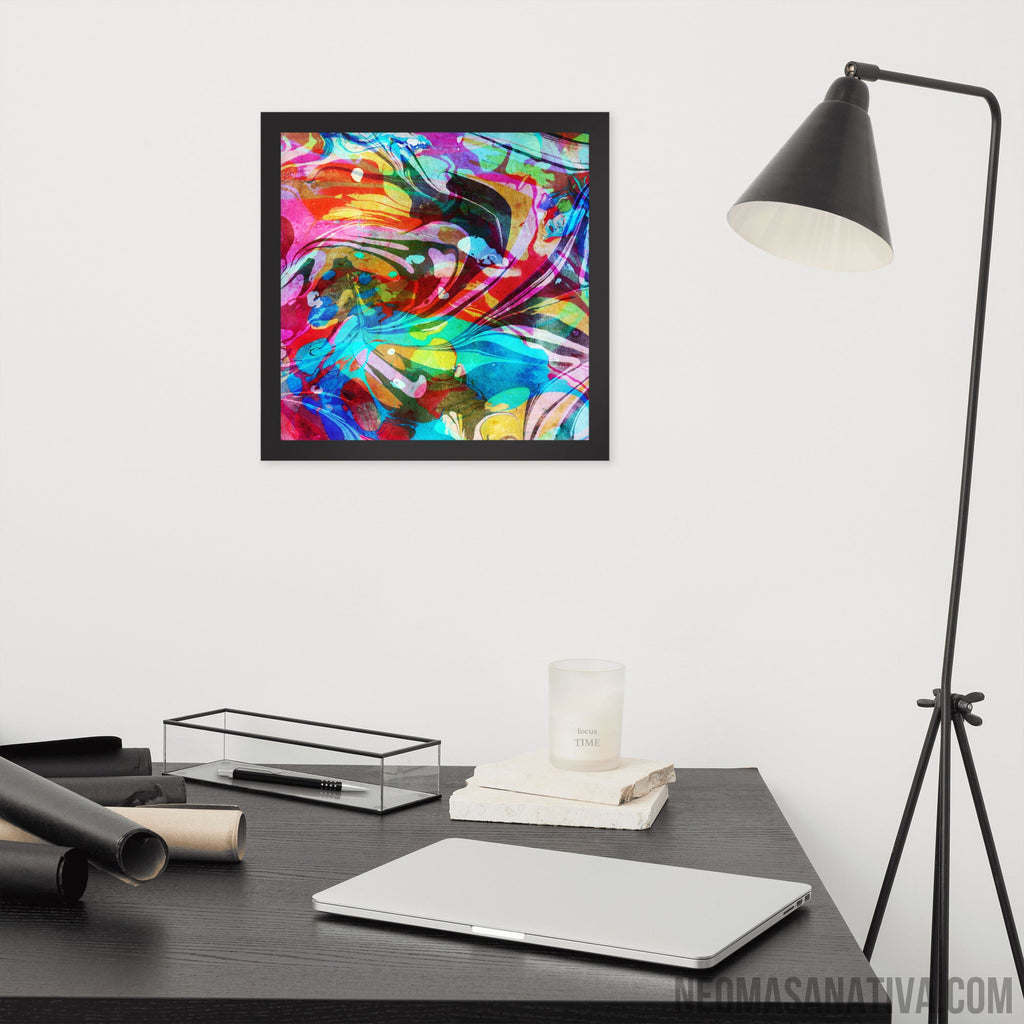 Waves of Vibes Framed Photo Paper Poster