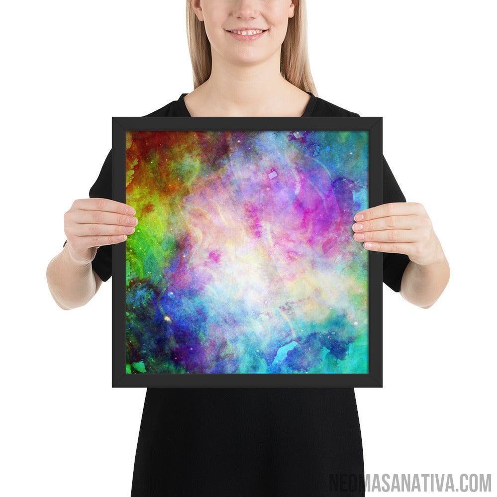 Nautilus Nebula Framed Photo Paper Poster