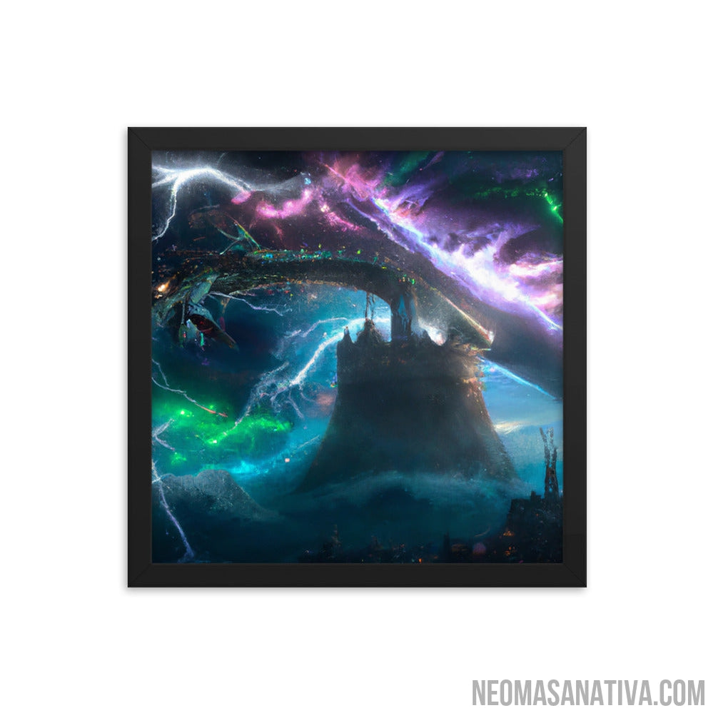 Castle Defender Framed Photo Paper Poster