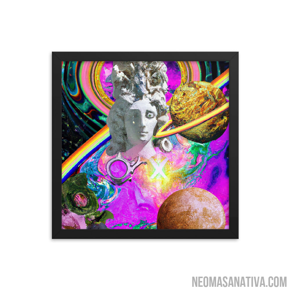 Collage Of The Cosmos Framed Photo Paper Poster