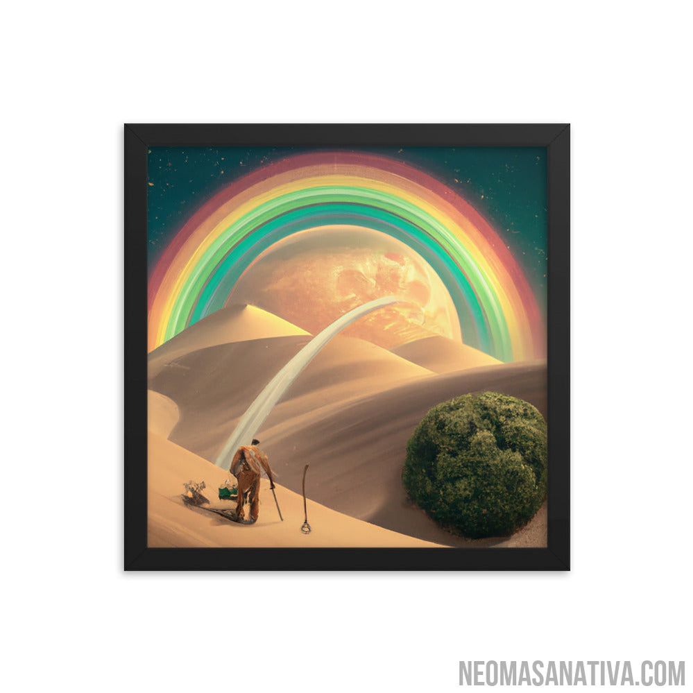 Tending To The Tree of Life Framed Photo Paper Poster