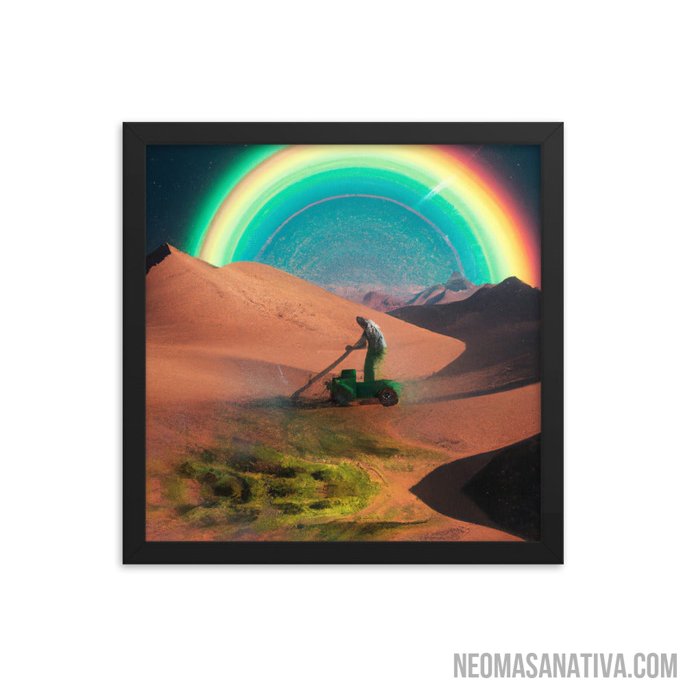 Gardener of the Desert Framed Photo Paper Poster