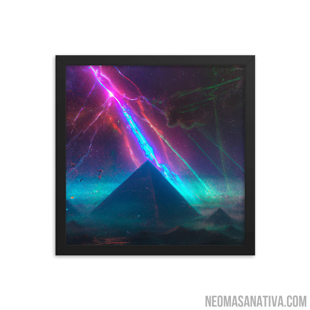 Unlocking The Pyramid Secret Framed Photo Paper Poster