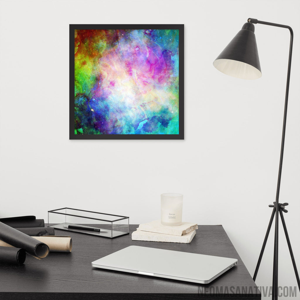 Nautilus Nebula Framed Photo Paper Poster