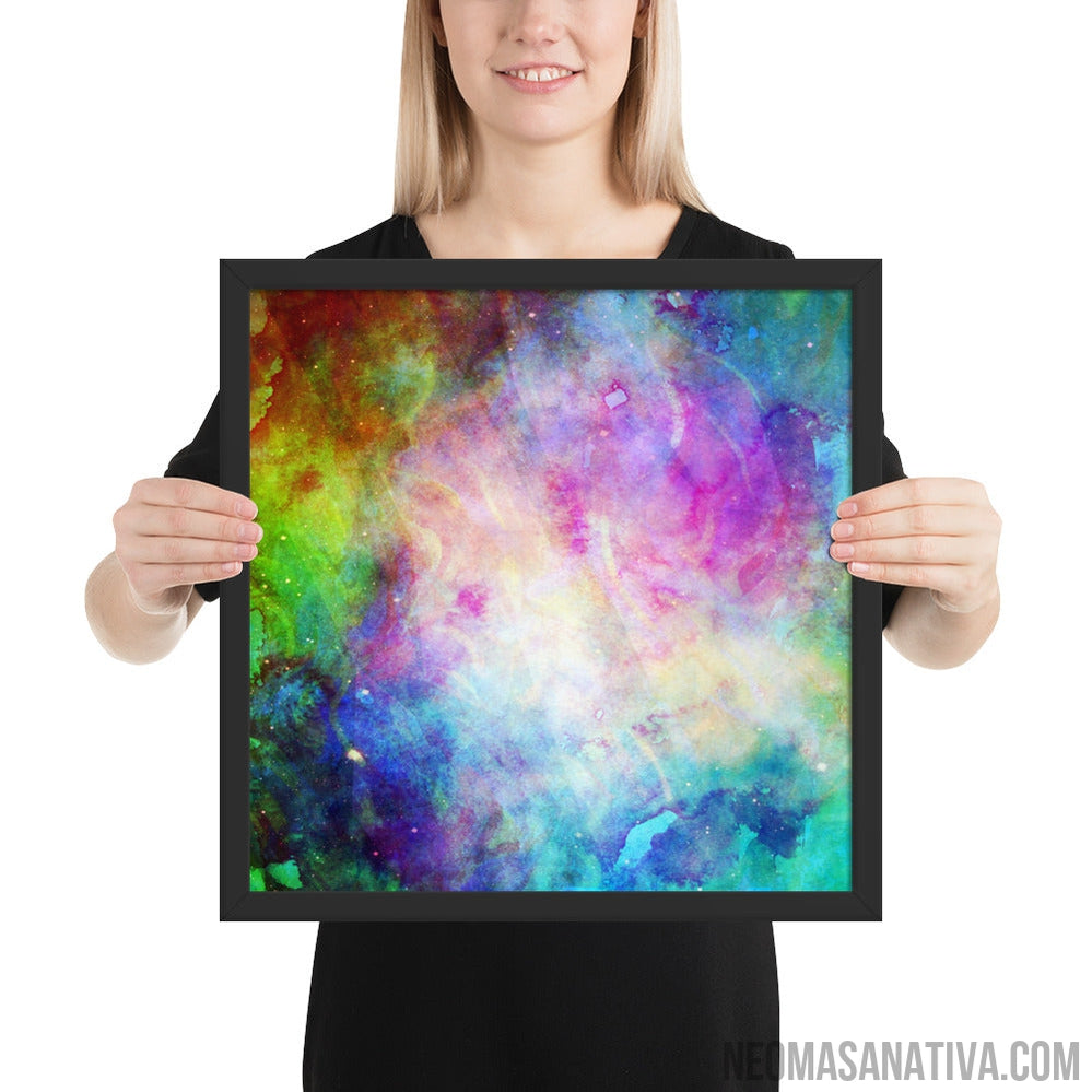 Nautilus Nebula Framed Photo Paper Poster