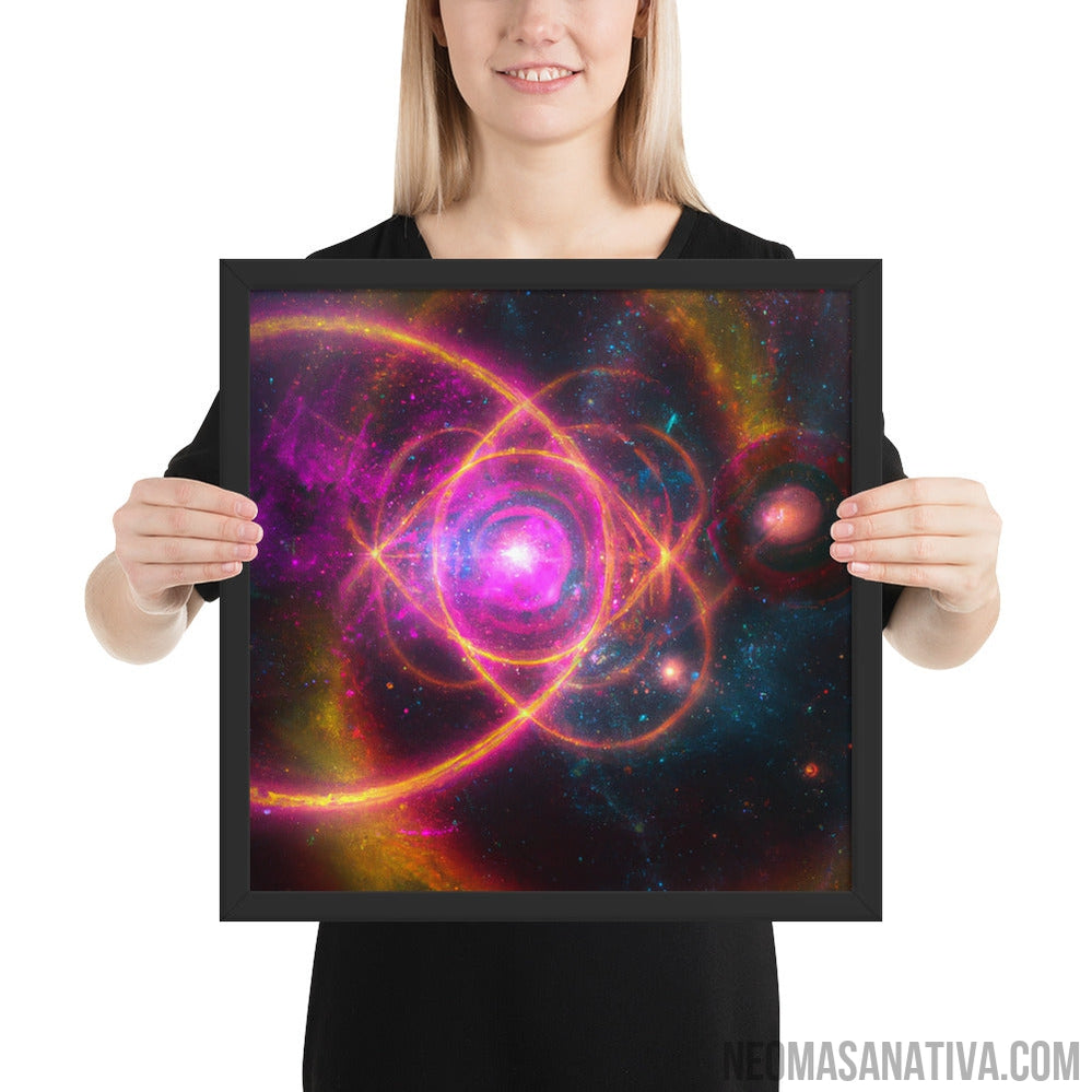 Geometric Nectar Of Creation Framed Photo Paper Poster
